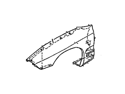 Pontiac 10420066 Fender
