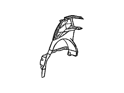 Cadillac 25659724 Inner Panel