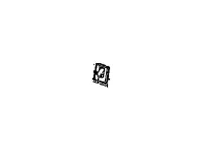 12385400 GM Cover, Seat, Rear Illustration 1 of 1