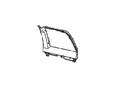 Chevy 15976081 MOLDING,REAR DOOR WINDOW GARNISH(NEUTRAL)(16.475)
