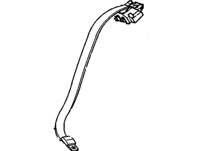 Chevy 12518787 BELT KIT,REAR SEAT (RETRACTOR SIDE)(CAMEL)(DELUXE 1)