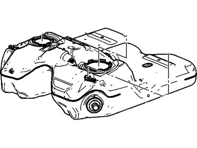 Cadillac 22744668 TANK,FUEL(MUST USE TOGETHER WITH SENDER KIT 13580096)