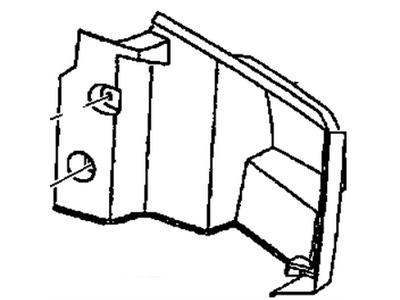 Oldsmobile 25607768 Side Trim Panel