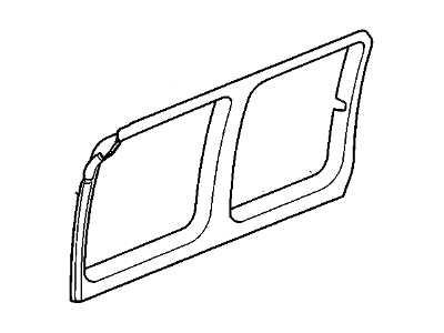 Chevy 22758137 MOLDING,REAR SIDE DOOR GARNISH(INCLUDES 15)(PEWTER)