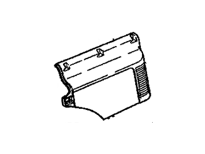 Chevy 15742530 Quarter Trim Panel