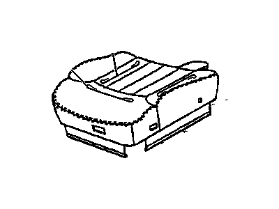 GMC 12376334 COVER,DRIVER SEAT CUSHION(GRAY)