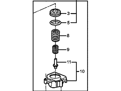 Chevy 24226359 ACCUMULATOR,1-2(INCLUDES 104)