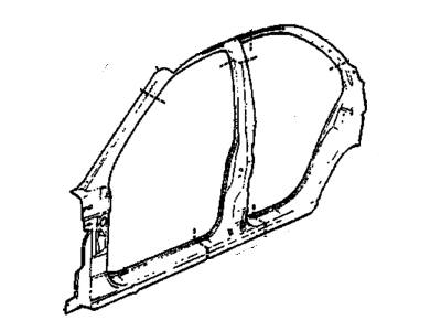 Cadillac 9175367 Hinge Pillar