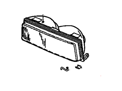 Oldsmobile 16517187 Lens & Housing