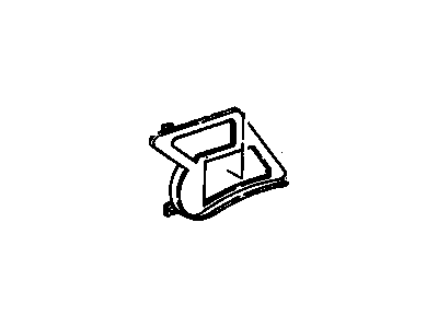 GM 22591788 Handle Cover, Passenger Side 22591788 GM Handle Cover, Passenger Side Illustration 1 of 1