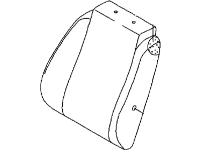 Chevy 96953910 COVER,FRONT SEAT BACK(PART OF 17)(11.373)
