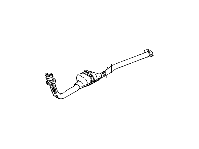 2000 Chevy Metro Catalytic Converter - 30016706
