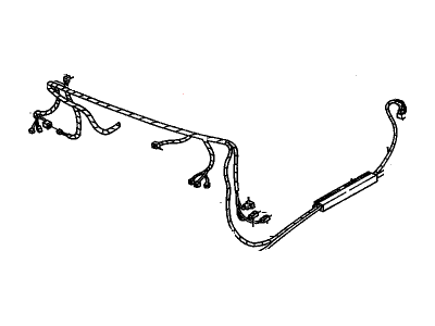 GMC 15971423 CLIP,POWER WINDOW & DOOR LOCK BODY WIRING HARNESS(ADHESIVE CORD CLIP)(2.559)