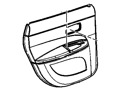 Buick 15950060 TRIM,REAR SIDE DOOR(INCLUDES 1-10,13,15,16)(GRAY)(RAISED WINDOW SWITCH)(W/O WATER DEFLECTOR)(RE-USE EXISTING BEZEL OR ORDER BEZEL #15245106)