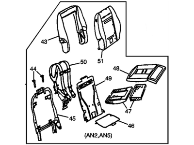 GM 88894862 Seat, Child Safety Seat, Gray 88894862 GM Seat, Child Safety Seat, Gray Illustration 1 of 1