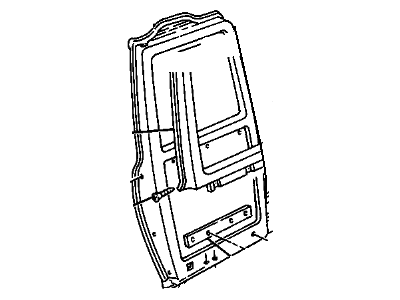 Chevy 15620093 Door Shell