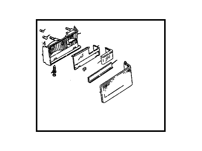 1997 Cadillac Seville Tail Light - 16523467