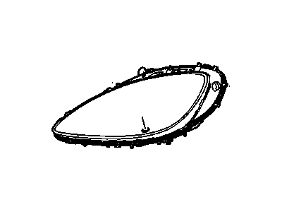 Chevy Corvette Headlight - 20909412