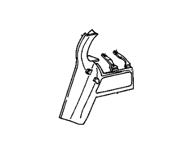 Chevy 10222925 Quarter Trim Panel