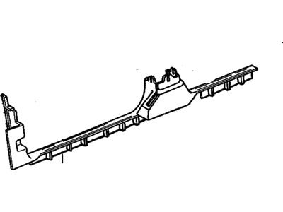 Cadillac 10263429 Center Pillar Trim