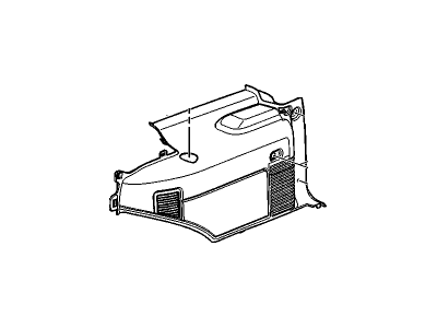 Cadillac 15133248 PANEL,BODY SIDE TRIM(INCLUDES 6,7,10-12)(PEWTER)