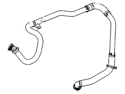 Buick 22742316 HOSE,SECONDARY AIR INJECTION PUMP   INLET