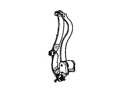Pontiac 12532021 Retractor Assembly