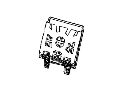 Chevy 15749336 PANEL,REAR SEAT FLOOR FILLER TRIM(GRAPHITE)