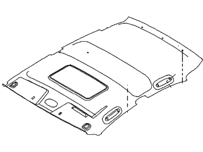 Chevy 96990266 PANEL,HEADLINING TRIM