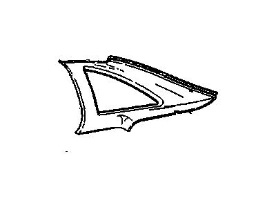 Chevy 10251608 Upper Quarter Trim