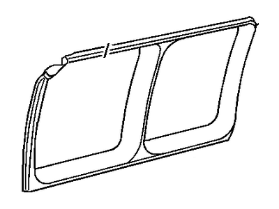 Chevy 22758137 MOLDING,REAR SIDE DOOR GARNISH(INCLUDES 20)(PEWTER)