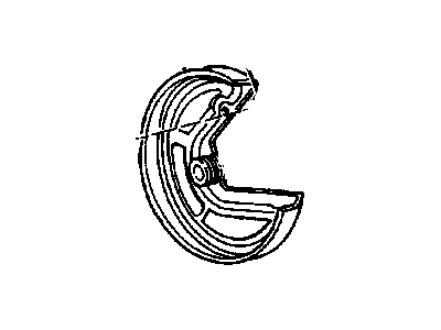 GMC C3500 Brake Backing Plate - 15725335