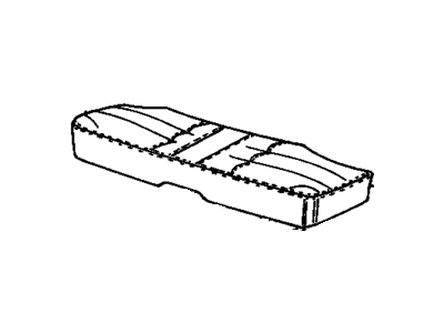 Cadillac 16724161 COVER,REAR SEAT CUSHION(V/D SAPPHIRE)(*01)