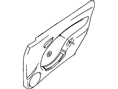 Chevy 91173642 Door Trim Panel
