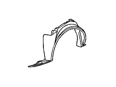 GM 22586570 Fender Liner, Front Inner Passenger Side GM 22586570 Fender Liner, Front Inner Passenger Side
