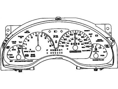 Oldsmobile Cutlass Supreme Speedometer - 16174253