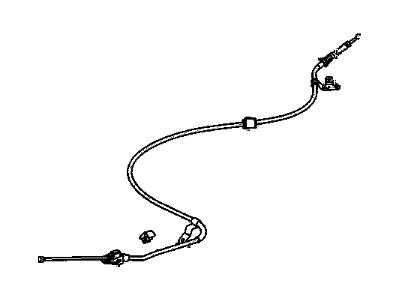 Pontiac Vibe Parking Brake Cable - 19184307