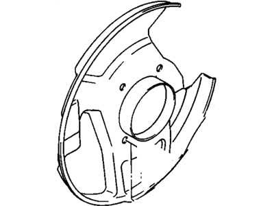 Chevy Tracker Brake Backing Plate - 30017368