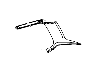Oldsmobile 10279904 Upper Quarter Trim