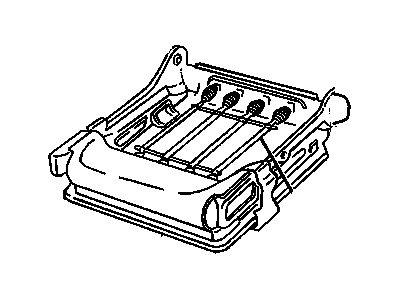 Cadillac 16749314 Cushion Frame