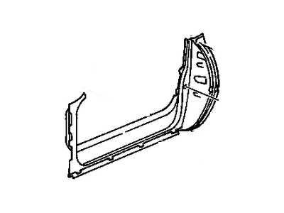 GM 10287793 Opening Panel, Front Passenger Side 10287793 GM Opening Panel, Front Passenger Side Illustration 1 of 1