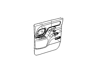 GMC 15706257 Door Trim Panel