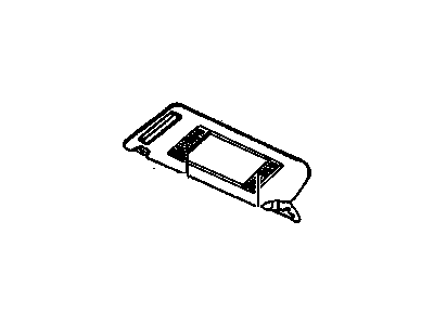Oldsmobile 12480555 Sunvisor