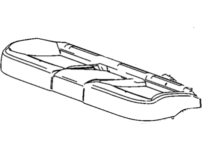 GM 26206004 Cover, Rear Seat Cushion