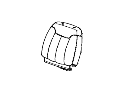 GMC 12549987 COVER,DRIVER SEAT BACK(INCLUDES PAD)(INCLUDES 3)(BEIGE)