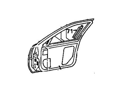 Pontiac 12522480 Door Shell