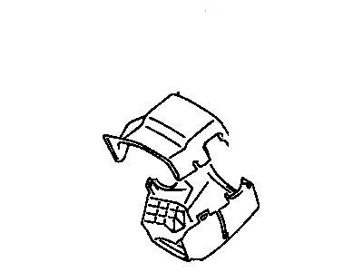 Chevy Prizm Steering Column Cover - 94859112