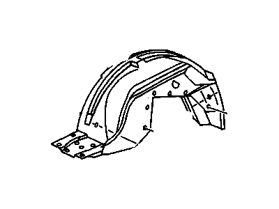 Chevy Impala Wheelhouse - 10250333
