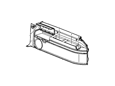Chevy 15138622 PANEL,BODY SIDE TRIM(INCLUDES 3,10,11,15-17,19)(PEWTER)