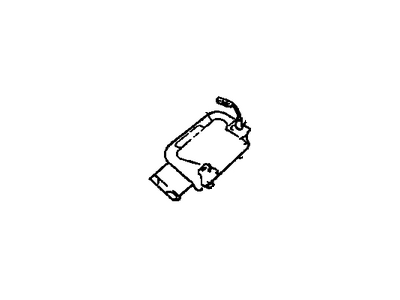 12536331 GM Sunshade Support, Blue, Driver Side Illustration 1 of 1